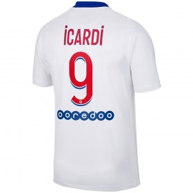 Fußballtrikots Paris Saint-Germain Mauro Icardi 9 2020-2021 Kurzarm Auswärts-trikot kaufen